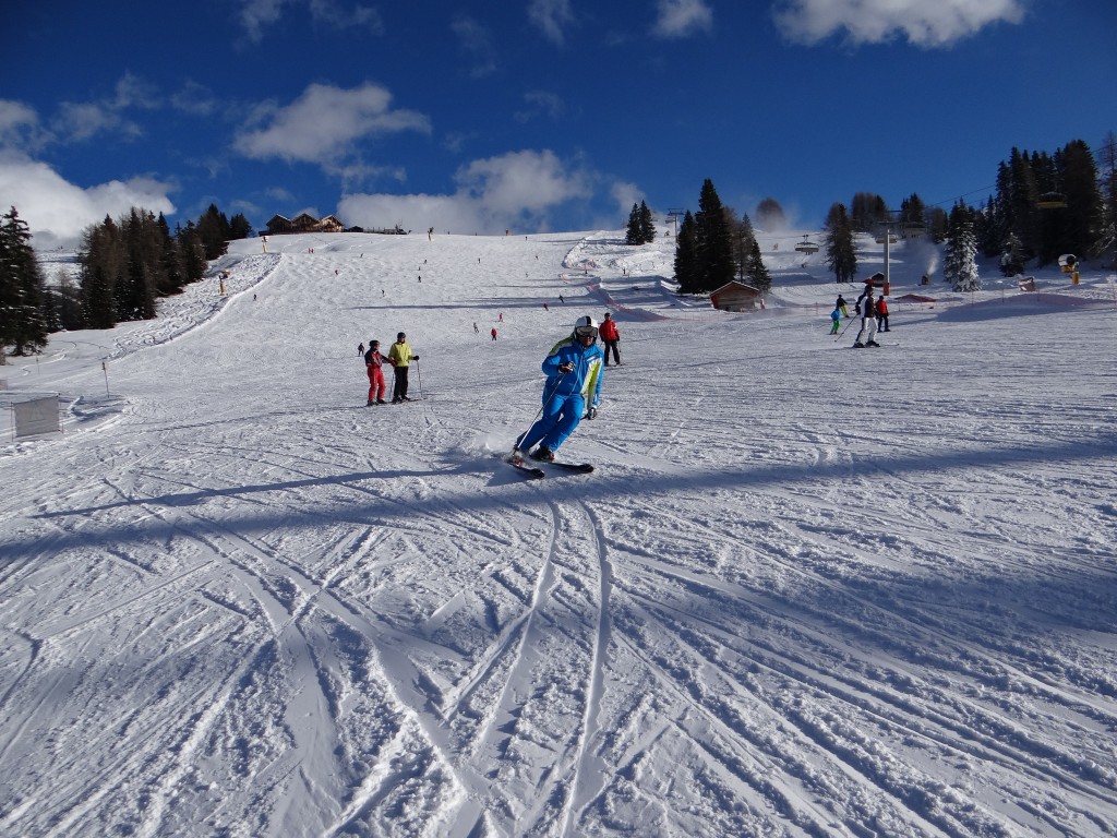 Ski blauw